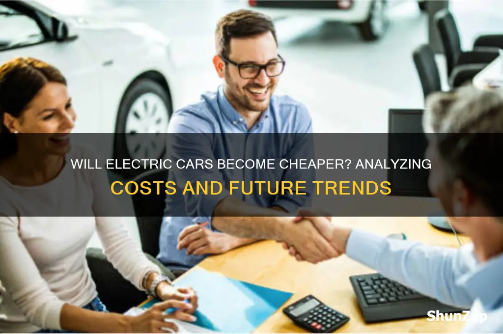 will electric cars become cheaper