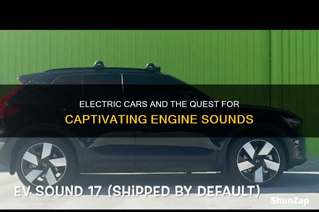 will electric cars ever sound good