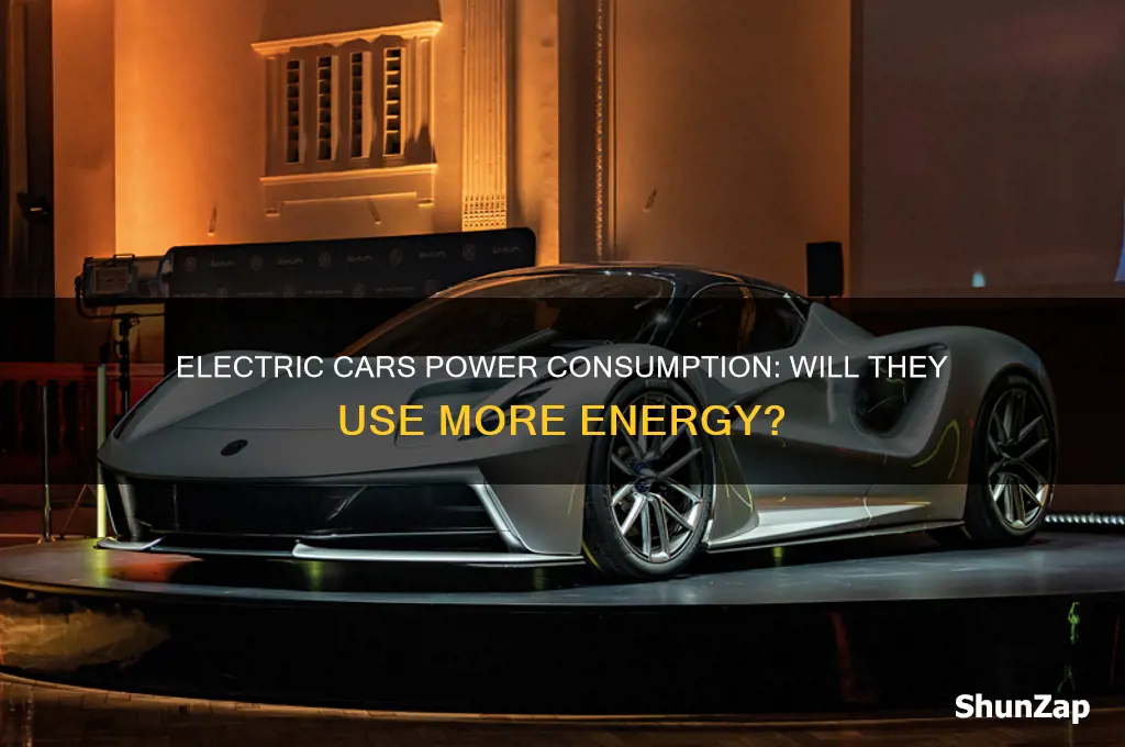 will electric cars use more power