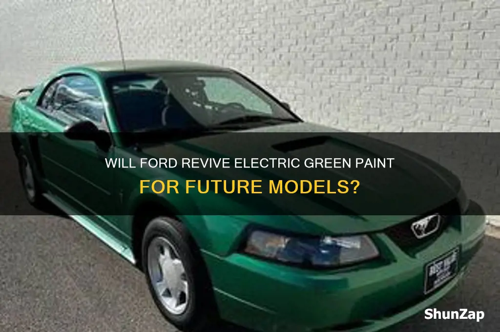 will ford ever use electric green paint again