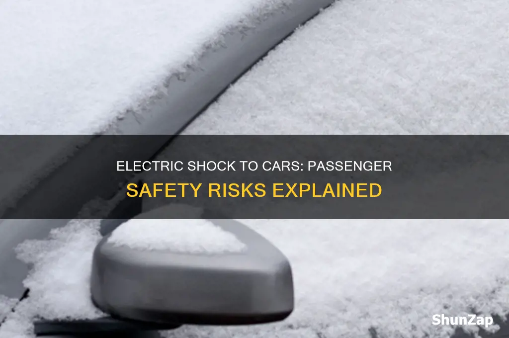 will hitting a car with electricity hurt the passengers