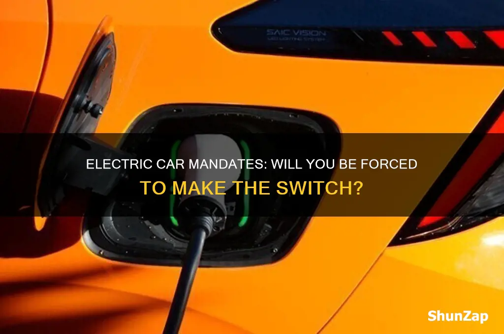 will i be forced to buy an electric car