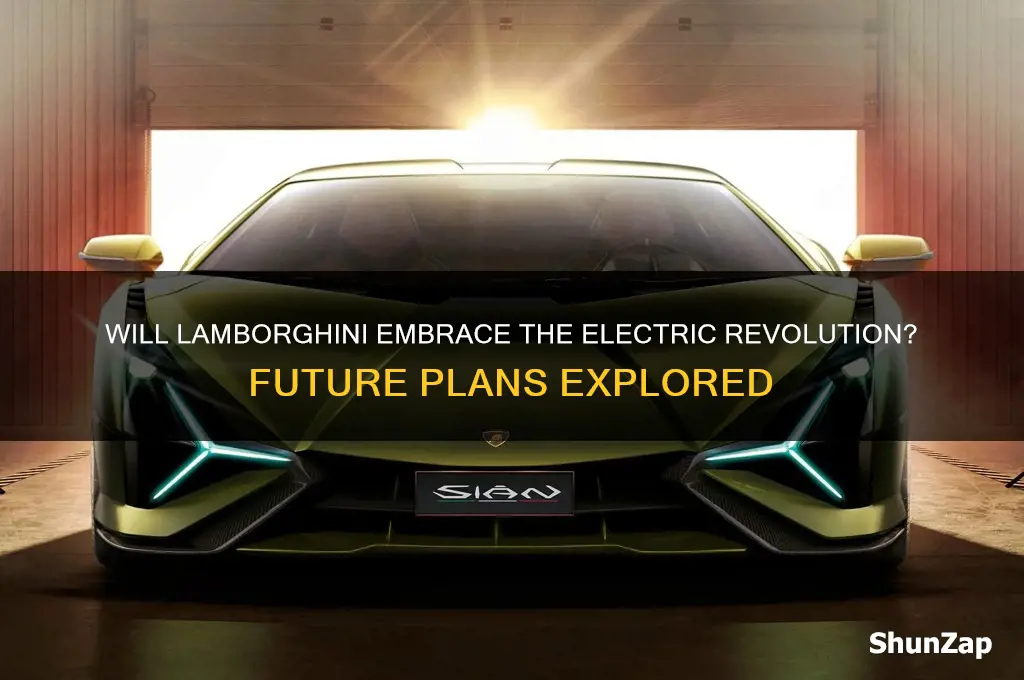 will lamborghini make an electric car