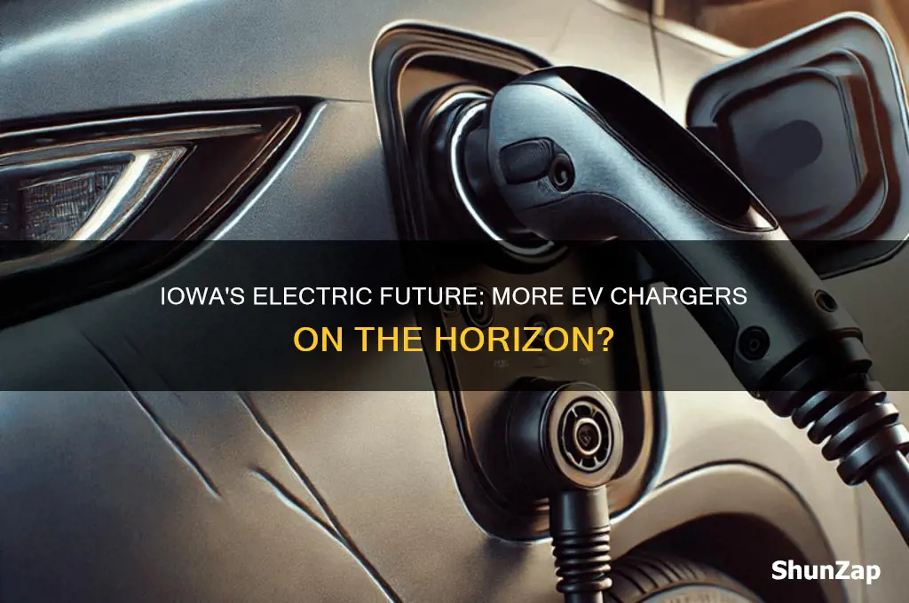 will more electric car chargers be installed in iowa