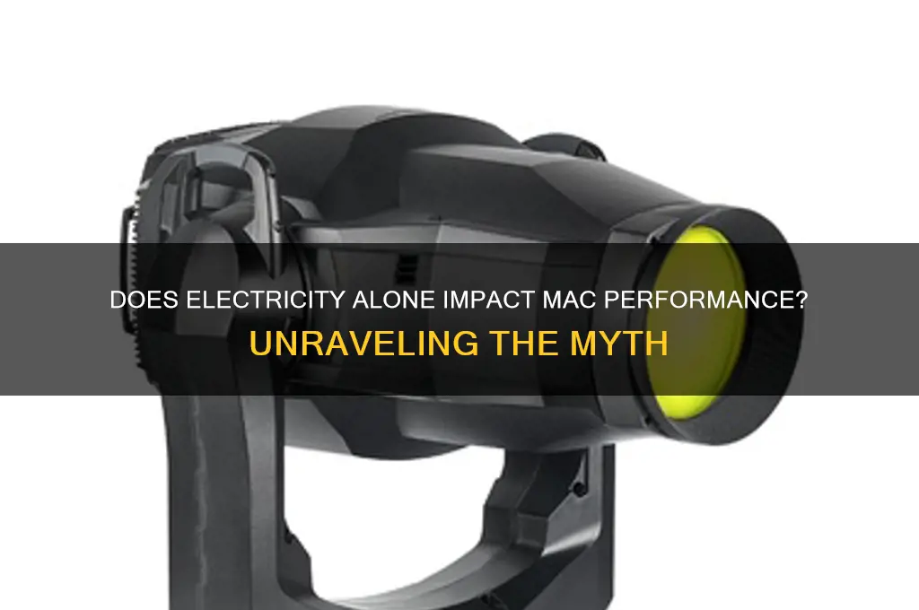 will my mac run slowly if i only use electricity