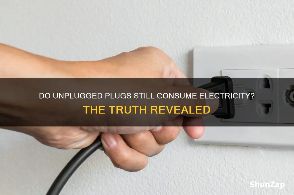 will plugs use electricity when not connected to device