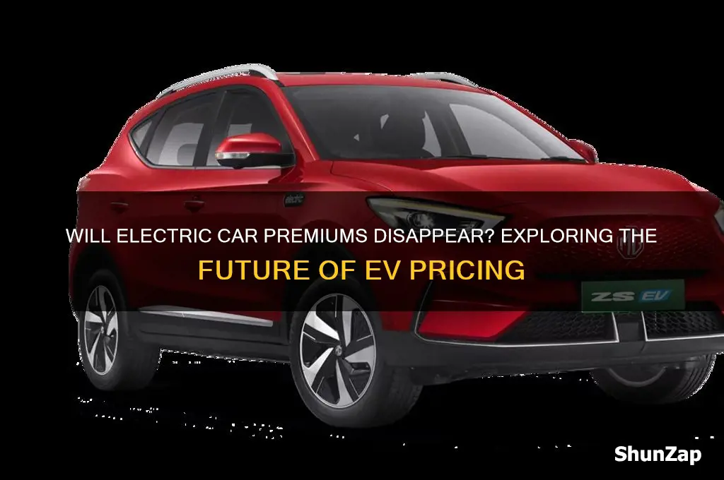 will the electric car premium go away