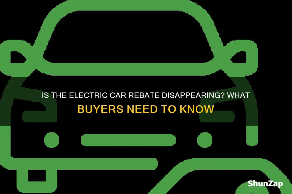 will the electric car rebate go away