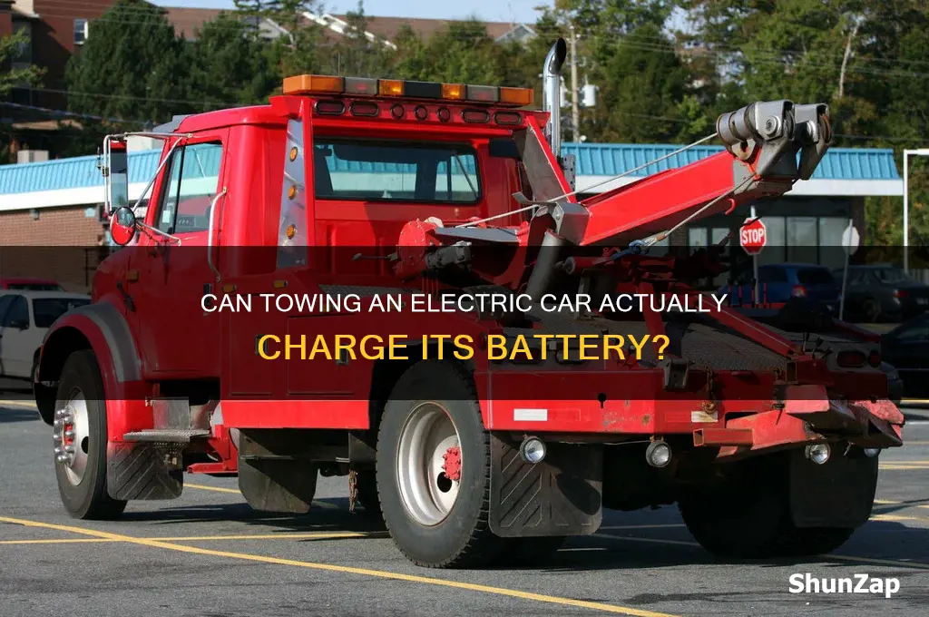 will towing an electric car charge the battery