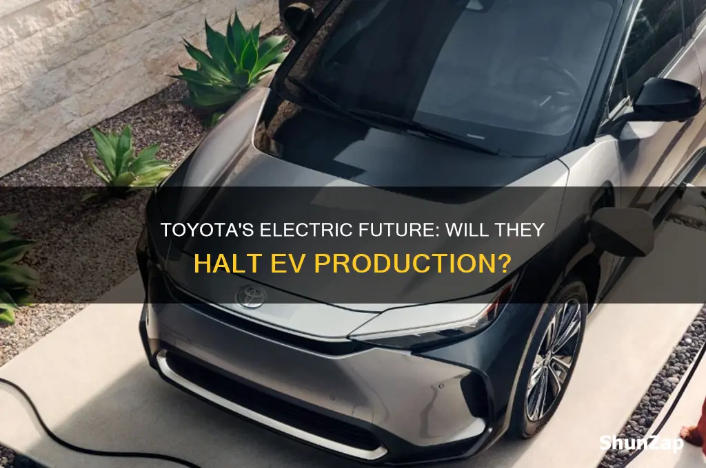 will toyota stop making electric cars