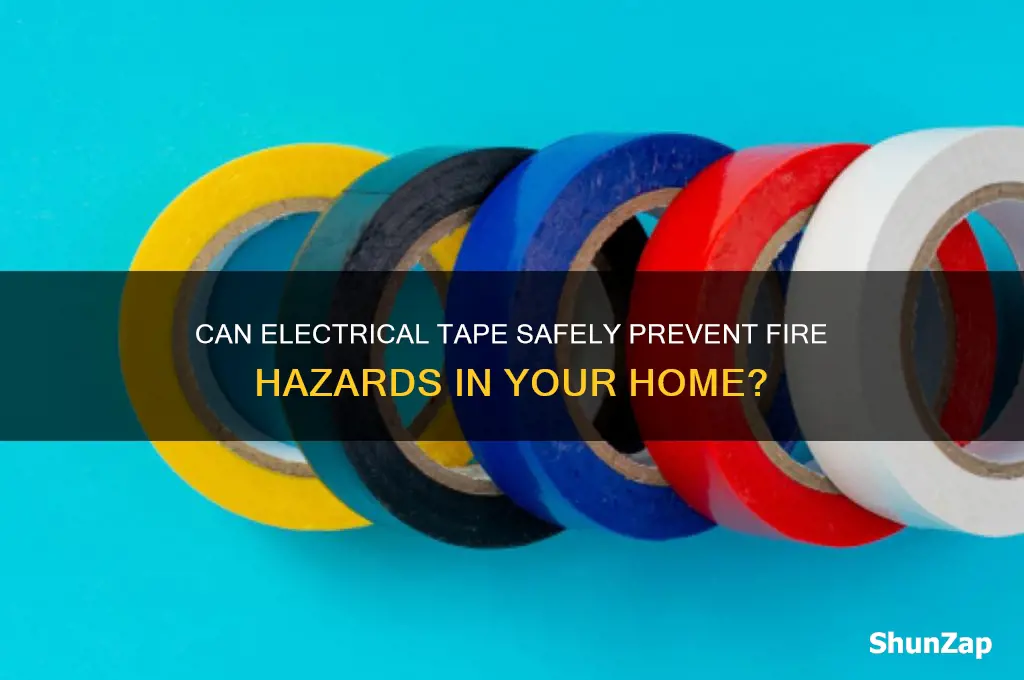 will using electrical tape prevent fire