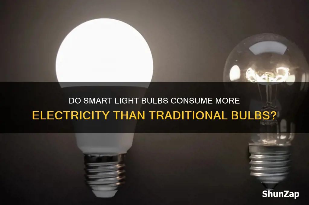 will using smartlightbuls use more electricity