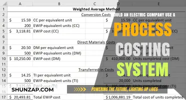 Electric Companies and Process Costing: A Practical Approach