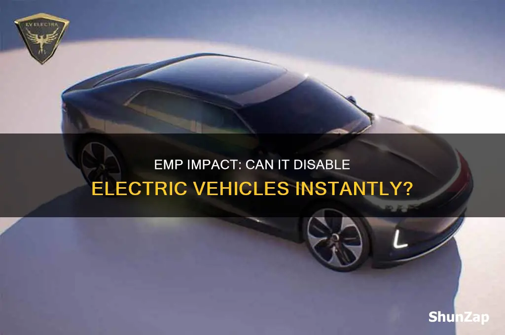would an emp stop an electric car