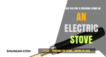 Using a Pressing Comb on an Electric Stove: Safe or Risky?